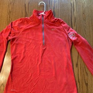NIKE WOMEN'S DRI-FIT 1/4 ZIP SHIRT- Size XL